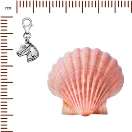 Quiges silver-plated animal charm pendant with lobster clasp for bracelets, Silver Plated, 66