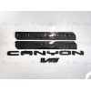 GMC Overlay 4PCS Gloss black Door Rear Elevation Canyon V6