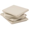 Self-Stick, Square Heavy Furniture Sliders for Carpeted Surfaces (4 piece)
