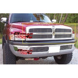 APS Compatible with 1994-2001 Dodge Pickup Main Upper Billet Grille Insert D85030A