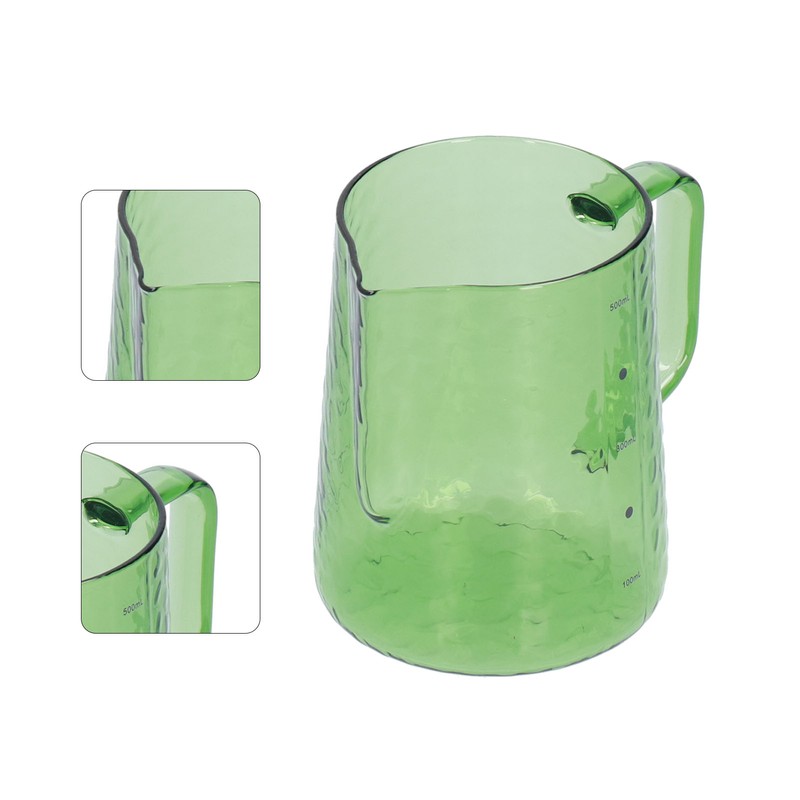 500ml Milk Frothing Pitcher Multipurpose Borosilicate Glass Milk Jug for