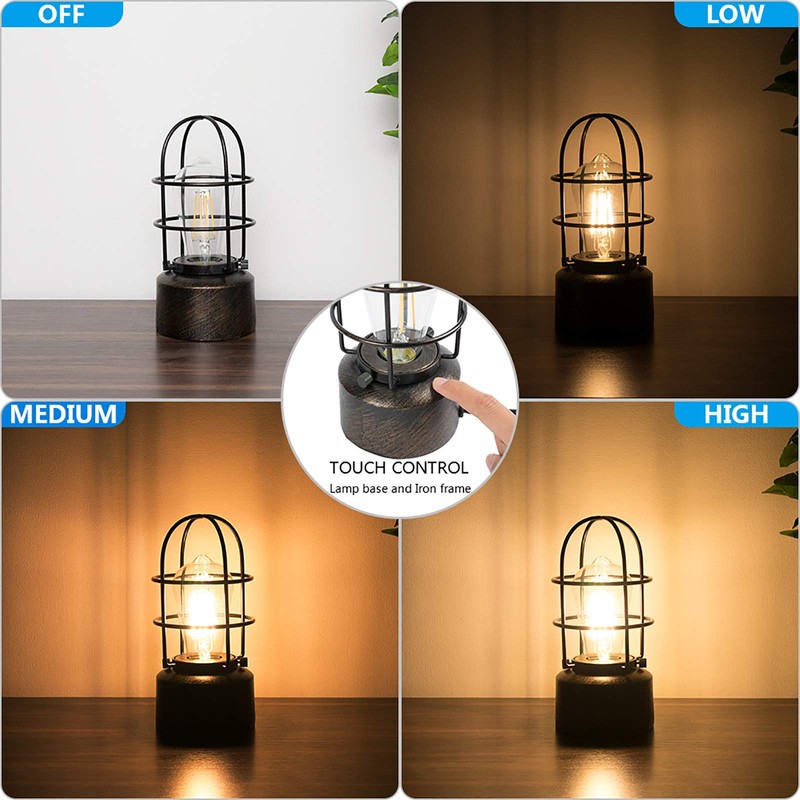 Haian Support 𝗦𝗺𝗮𝗹𝗹 𝗧𝗼𝘂𝗰𝗵 𝗧𝗮𝗯𝗹𝗲 𝗟𝗮𝗺𝗽 for Small Spaces -