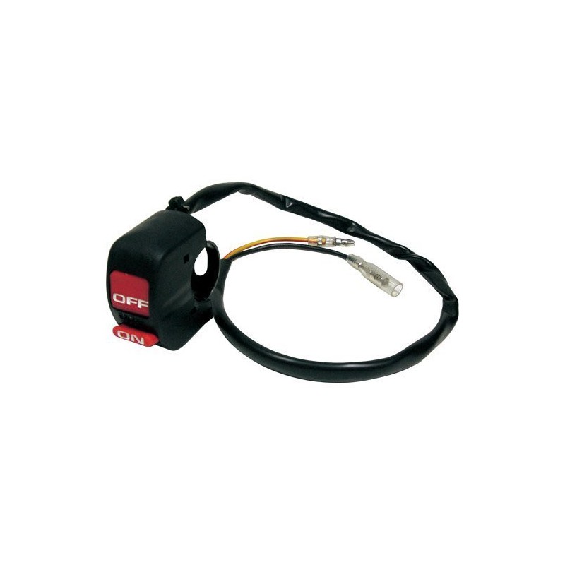 キジマ(Kijima) バイクパーツ エンジンストップスイッチ ON/OFF 2極 2本線 汎用 304-613