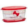 PrepWorks Berry Keeper, Red – Freshness-Enhancing Storage for Berries and