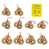 Brass Chinese Feng Shui Coins with Red String – 5