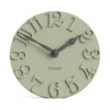 Jones Clocks® Hampstead desk clock | Freestanding | Sage green