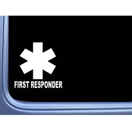 EZ-STIK First Responder EMT Decal Sticker M189 6" Star of Life