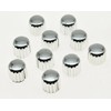 KAISH 10pcs Plastic Guitar AMP Amplifier Knobs Knurled Pointer Knob