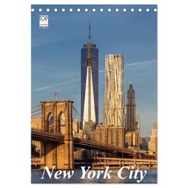 New York City (Tischkalender 2026 DIN A5 hoch), CALVENDO Monatskalender: Zwischenstopp in New York City (CALVENDO Orte)