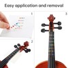 4/4 Full Size Violin Finger Guide Stickers, Fingerboard Practice Intonation