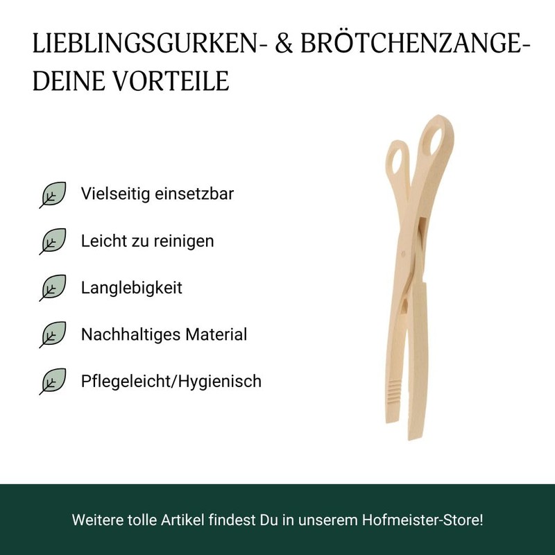 HOFMEISTER Holzwaren Wooden Scissors, Length 275 mm Beech Wood