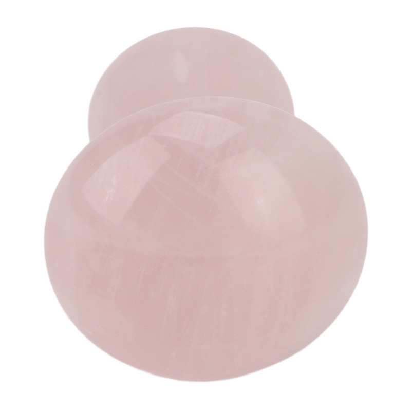 Scraping Stone Tool Mushroom Shape Pink Rose Quartz Gua Sha