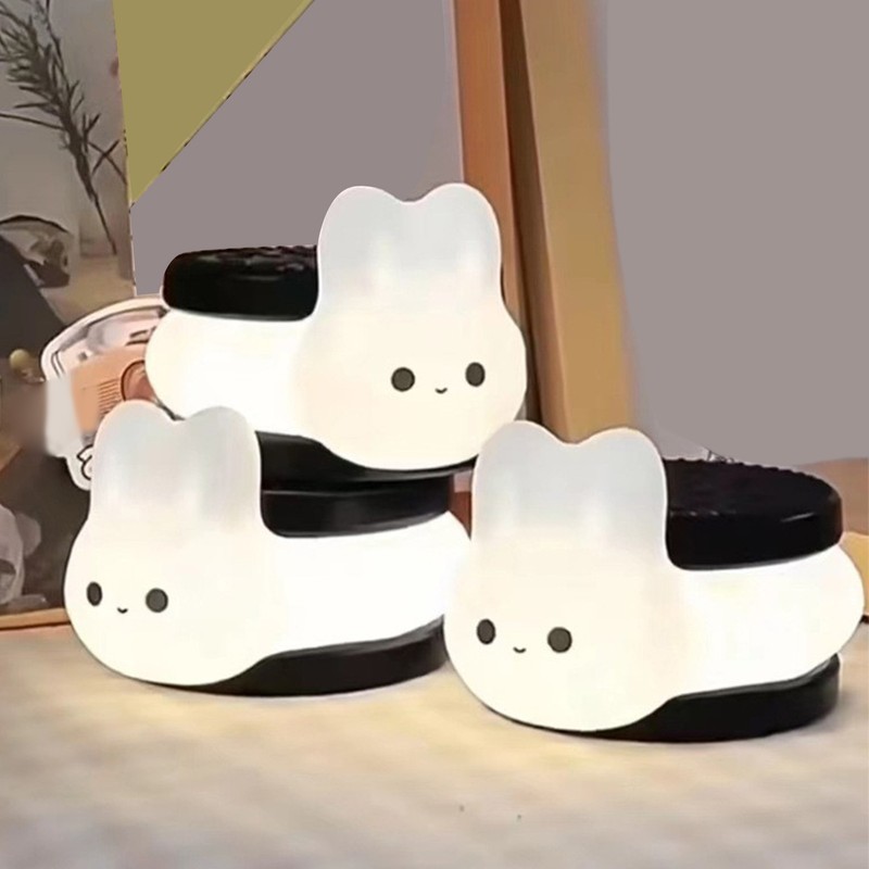 Cartoon Rechargeable Sleep Pat Lamp 3 Gear Lovely Silicone Pat