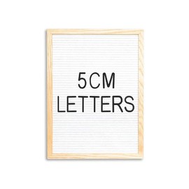 Standard Plastic Letter Set for Letter Boards - Color: Black, Size: 2cm