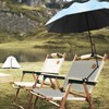 XLINGZA UPF 50+ Beach Umbrella with Adjustable Universal Clamp