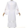 Catholic Church Priest ALB White Linen Lace Pleated Costume Vestment