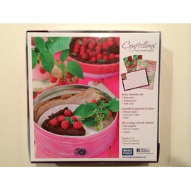 Mega Puzzles - Confections - Raspberry Tart - 1000 Piece Puzzle + Bonus Stationary Set