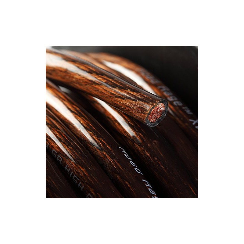 4 Gauge 100 FT Xtreme Hight Performance Wire Cables Black