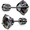 ORAZIO G23 Implant Grade Titanium Piercing Screw Back Earrings 20G