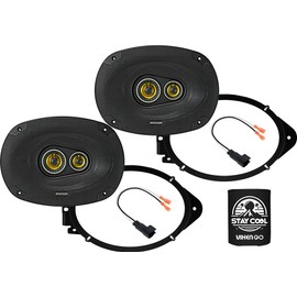 KICKER Speakers 6X9 inch for GMC Terrain 2018-2024 Upgrade Kit - Pair of CS Series with Adapters and Harness, Car Audio Front Door Speaker CSC6934, 46CSC6934