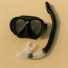 Hurley Adult Black Snorkel Set
