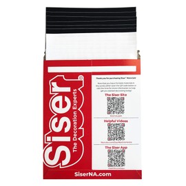 Siser EasyPSV Permanent 12 inch by 12 inch Sheets - Black & White (12 Pack)