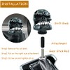 Temzzer Shift Knob Skull Weighted Gear Shifter Resin Transmission Stick