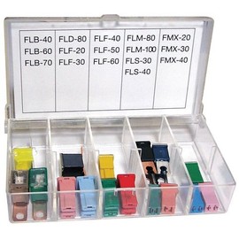 BUSSMANN NO.45 - Fusible Link Kit in Plastic Box: (16 Pieces) FLB- FLD- Flf- Flm- Fls & FMX Fusible Links (Pack of 1)