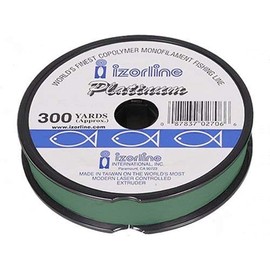 Izorline 5064 Platinum Co-Polymer Mono Line, 12 lb/300 yd, Green