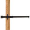 Allied Brass Traditional Retractable Pullout Garment Rod, 10-Inch, Oil Rubbed