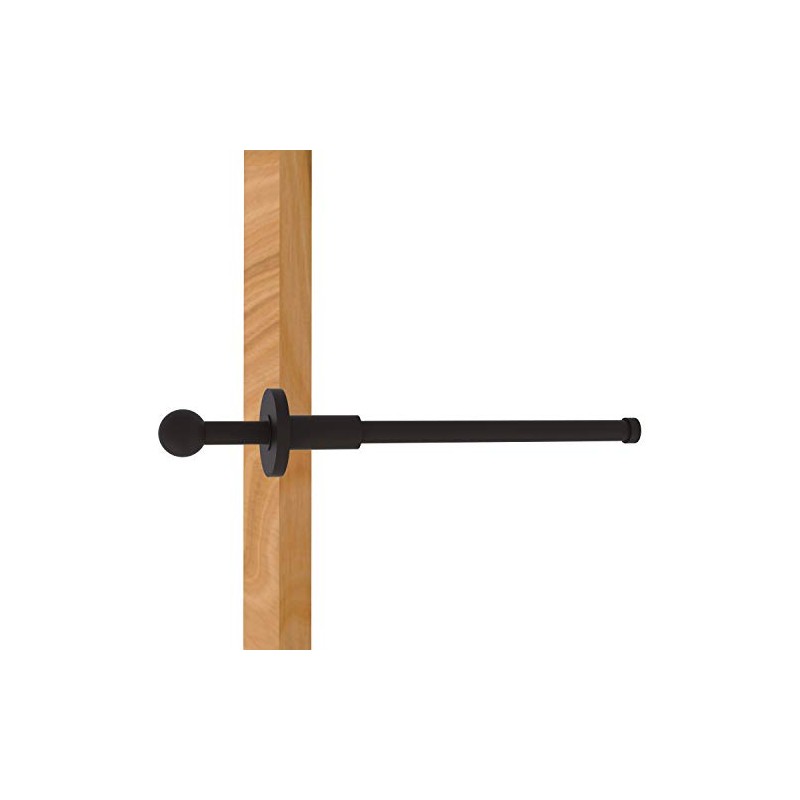 Allied Brass Traditional Retractable Pullout Garment Rod, 10-Inch, Oil Rubbed