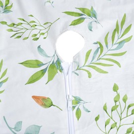 EVERYDAY LUXURIES Waterproof Oblong Tablecloth with Umbrella Hole 60 x 84 Inch Stain and Wrinkle Resistant | Decorative 3.6 Gauge Camilla's Garden Vinyl Table Cover for Indoor Outdoor Seatings.