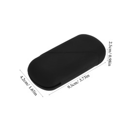 Ipetboom 1set Cups Large Pad Case for Period Breast Ovulation Test Strips Holder for Clear Purse Reusable Panty Liners Cups Heavy Flow Women Period Products Drink Kit Black 2pcs