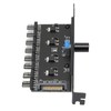 ASHATA PC Fan Hub, 8 Channel Button Fan Speed Controller