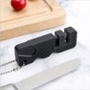 Portable Mini Kitchen Knife Sharpener for Kitchen Camping Hiking, Multiuse