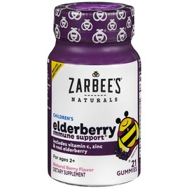 Zarbee's Children Elderberry Immune Support Gummies 21 Count