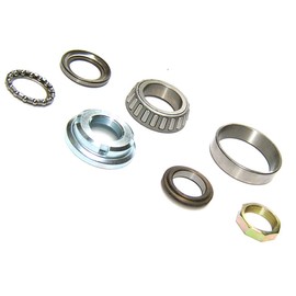 FORK STEERING STEM HEAD BEARING SET 7 PIECE 80-150CC GY6 CHINESE SCOOTER MOPED ATV TAOTAO JONWAY BMS PEACE ROKETA ZNEN PEACE JMSTAR SUNL VIP BENZHOU BAJA JINLUN JCL BMS WOLF ETC.