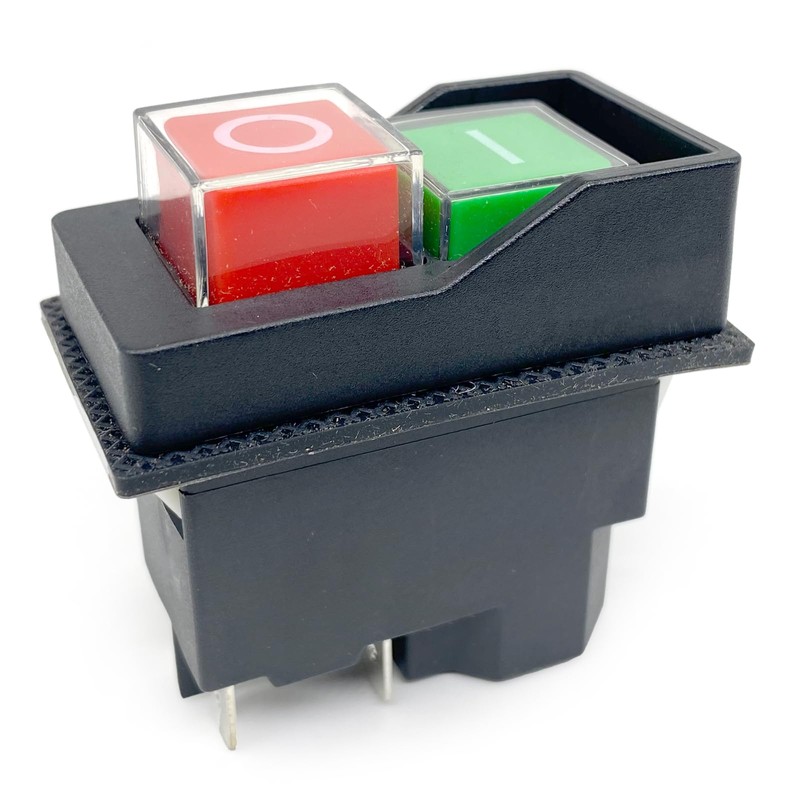 KJD17/120V Switch 5-Pin 16A Push Button Solenoid Switch (1-Pack) for