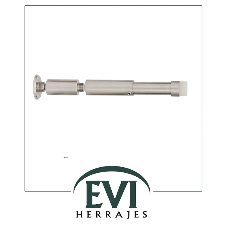 EVI Herrajes I-182-KITBCB Wall Stop, White Rubber, 132mm-165mm