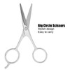 Bluezoo Beard Mustache Scissors Combs Professional Men Hair Grooming Kit