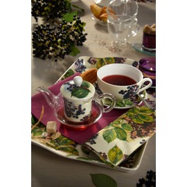 Boston International Papierservietten 6.5" X 6.5" Elderberry Cream