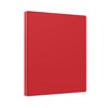 SIMPLY Staples 1337664 .5-inch Light-Use Round 3-Ring Binder Red (26852)