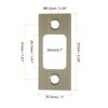 sourcing map 4 Sets Door Strike Plate, 57mm x 25.5mm