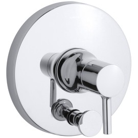 KOHLER K-T8979-4-CP Toobi Rite-Temp Valve Trim with Diverter, Valve Not Included, Polished Chrome