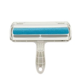Pet Hair Remover Roller Brush - Reusable, Nylon Bristles, with Hair Collection Chamber, Effective Cleaning of Pet Hair, 19.5 x 19 cm