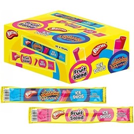 Barratt Fruit Salad and Wham Ice Duos, Assorted Flavours, 105ml x 60 Pieces