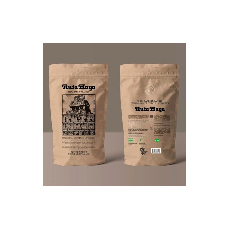 Ruta Maya Organic Coffee Medium Roast 2.2 Pounds
