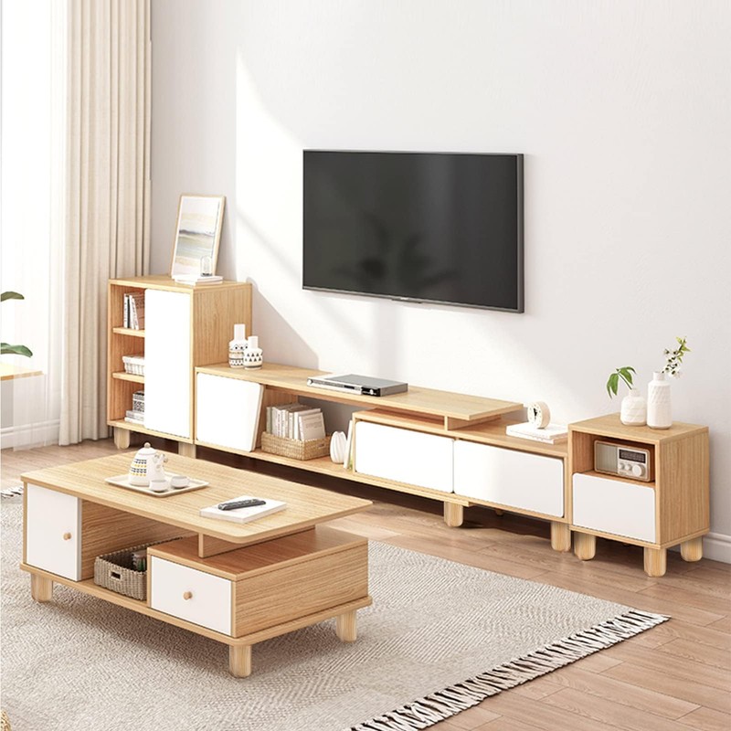 M.J COMFY-LIFE 4Pcs Furniture Legs 60x75mm Wooden Legs for Table