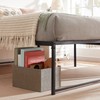 VECELO 18" Queen Size Tall Bed Frame Metal Platform/Mattress Foundation/No