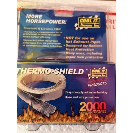 Thermo Shield NEW Thermo Shield Aluminized Silver (1.5 in. x 15 ft.) Self Adhesive Heat Tape